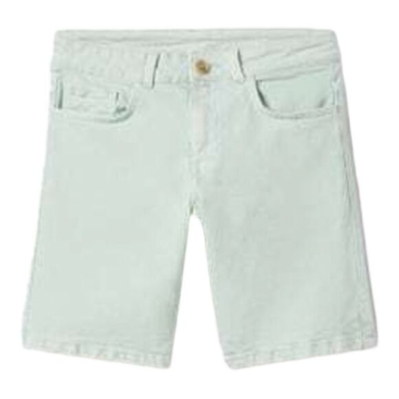 ZARA Kids | Light Turquoise | SOLID COLOR STRAIGHT SHORTS - Picture 2 of 6